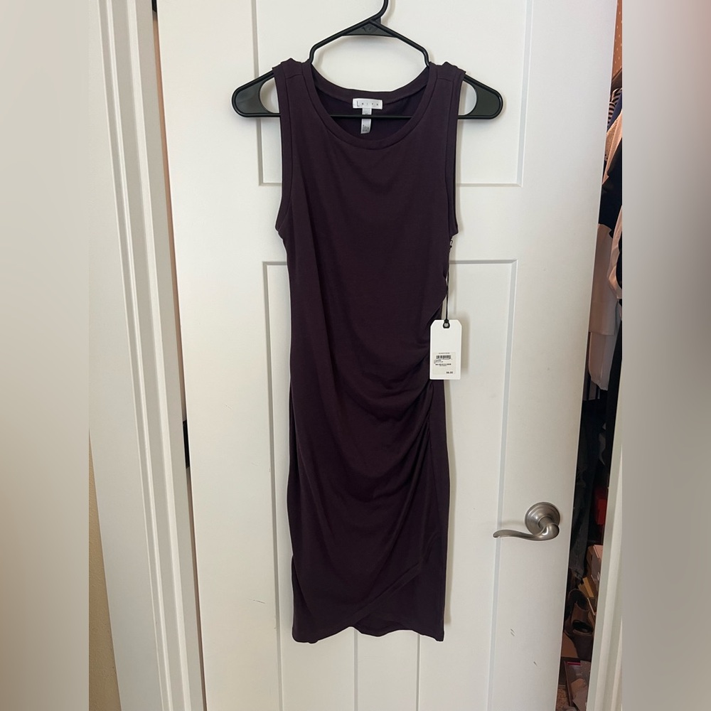 Nordstrom Deep Purple Midi Dress